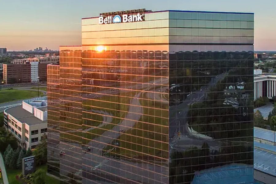 Bell-Plaza-Street-View-Sunset-Reflection